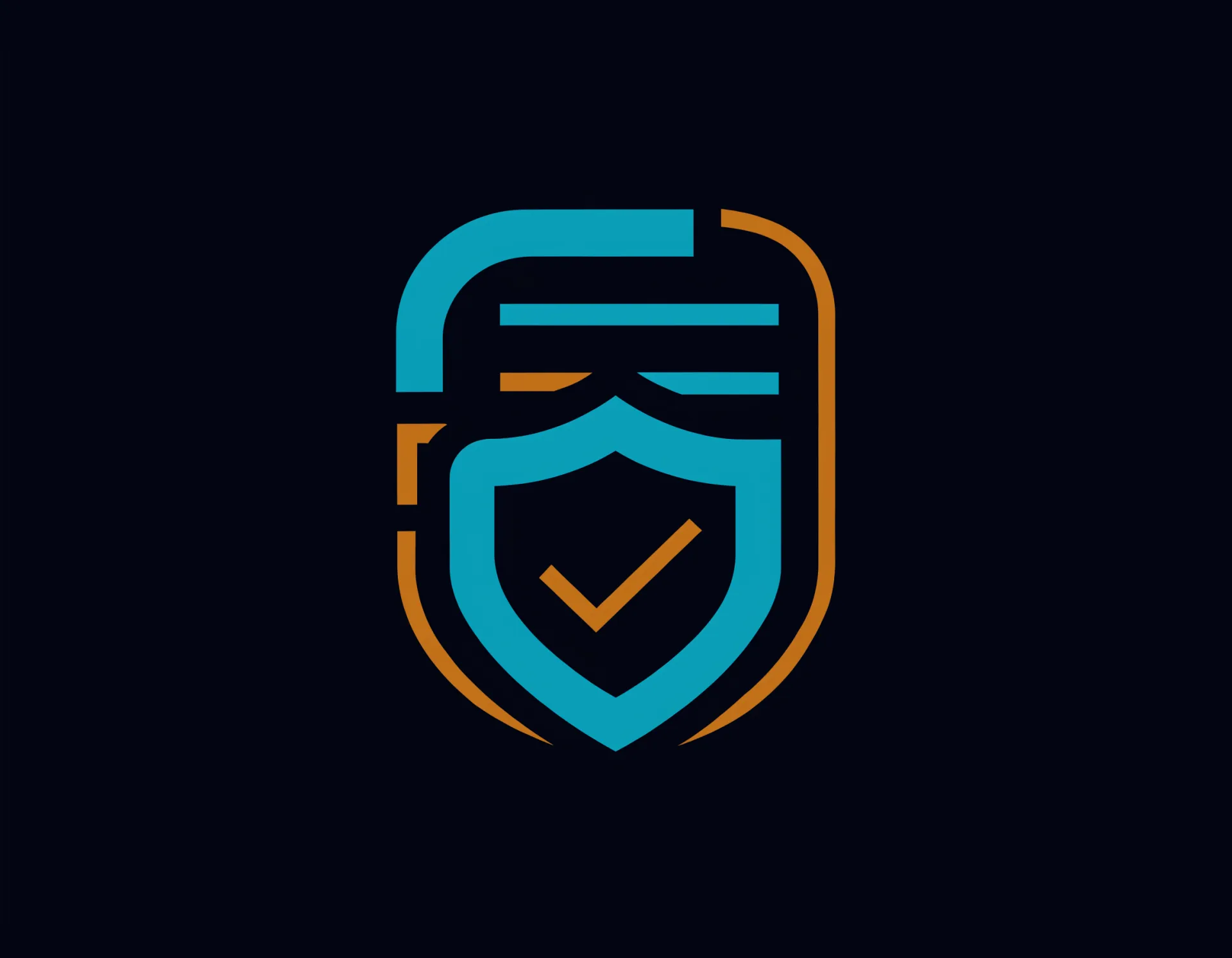 Simplified document with shield checkmark illustration for compliance verification